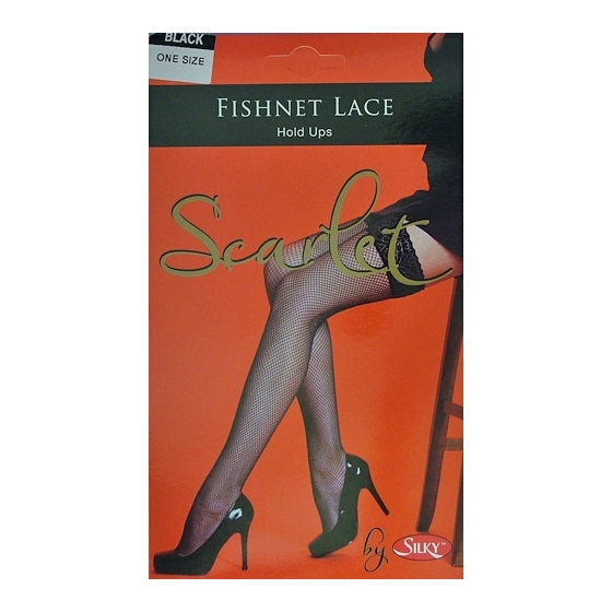 Fishnet Lace Hold Ups