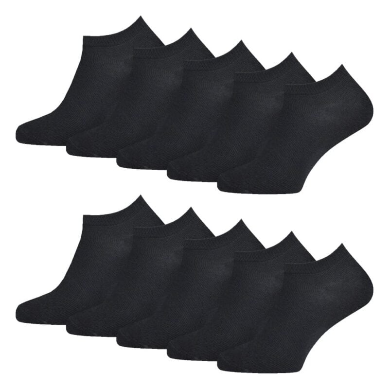 Ankelstrumpor i 5-pack av bomull, bekväma och slitstarka för daglig användning. Perfekt för sport oc.