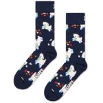 Themed socks with colorful floral accents, perfect for children. Soft, comfortable, and fun for ever.