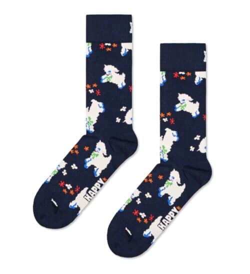 Themed socks with colorful floral accents, perfect for children. Soft, comfortable, and fun for ever.