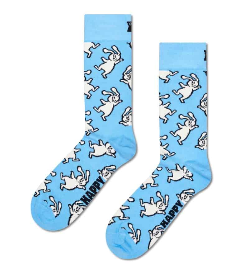 Cute Bunny Socks with Playful Design.