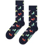 Puppy Love Socks with colorful dog patterns for a fun, playful look. Perfect for dog lovers and addi.