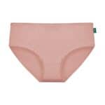 Rise bamboo briefs in soft pink, perfect for everyday wear and eco-friendly comfort.