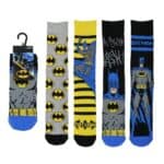 Batman ankle socks 4-pack for kids and adults.