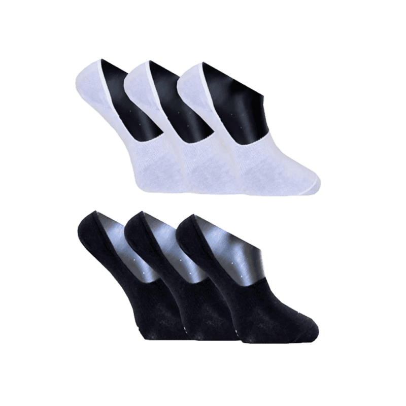 3-pack osynliga/no show bambu strumpor