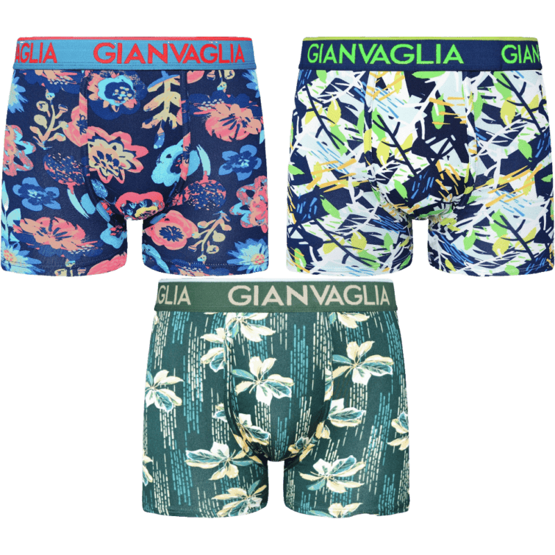 Design Boxershorts i bomull 3-pack