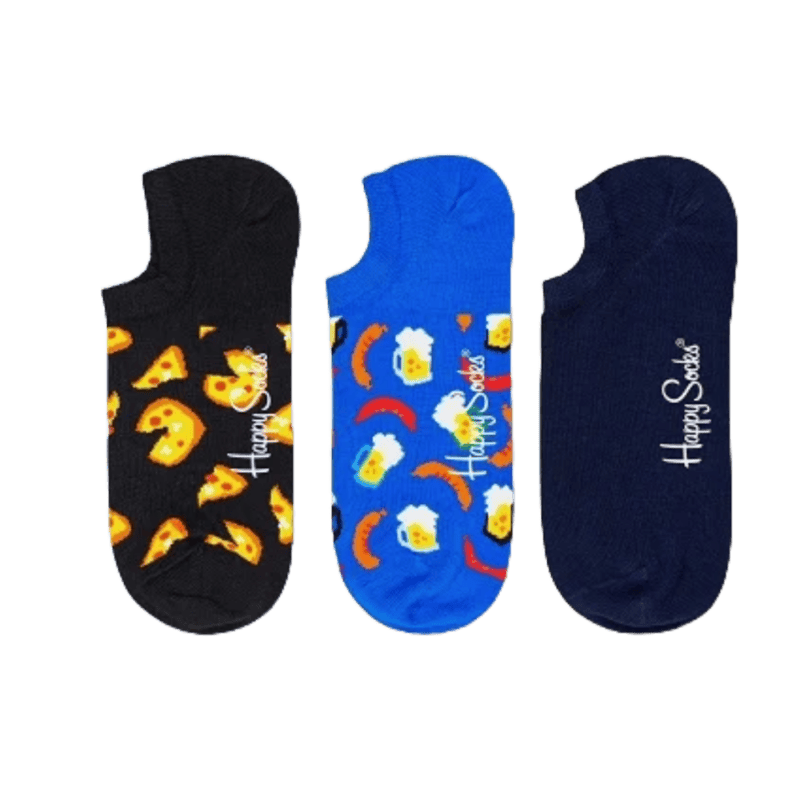 3-pack skräpmat No Show strumpor