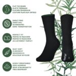 Comfortable seamless bamboo socks for everyday wear, 12 pairs in a bulk pack.
