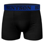 Comfortable black bamboo boxer shorts, perfect for everyday wear. Soft, breathable, and eco-friendly.