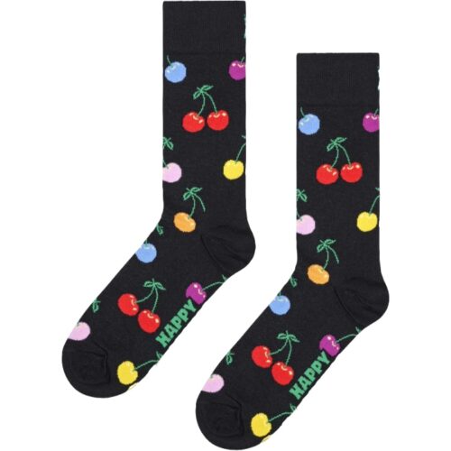 Cherry socks with vibrant cherry print, perfect for a fun and stylish look. Made from comfortable, h.