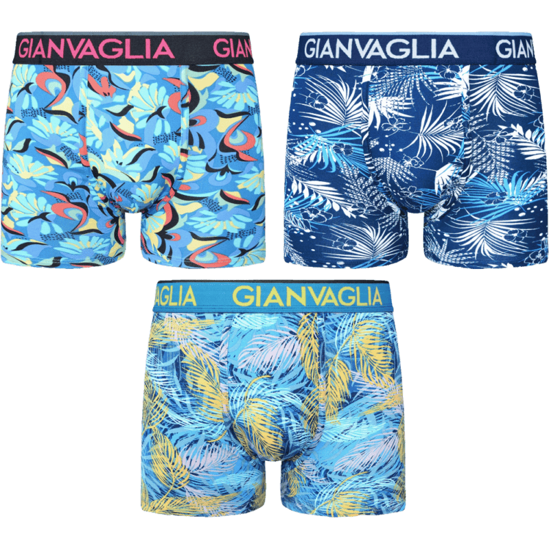 Design Boxershorts i bomull 3-pack