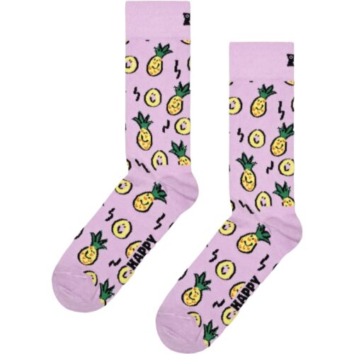 Bright Pineapple Pattern Socks for Fun and Comfort.