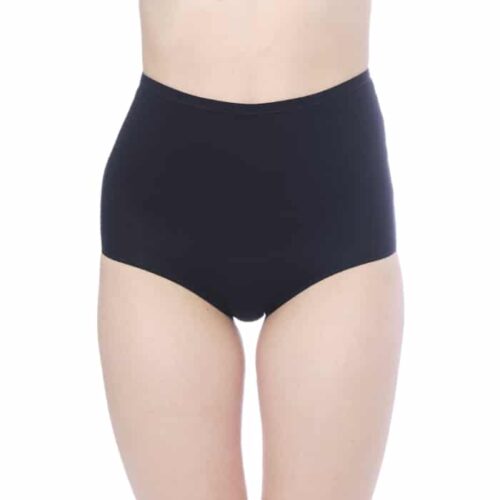 High waist bamboo underwear for women, comfortable and eco-friendly.