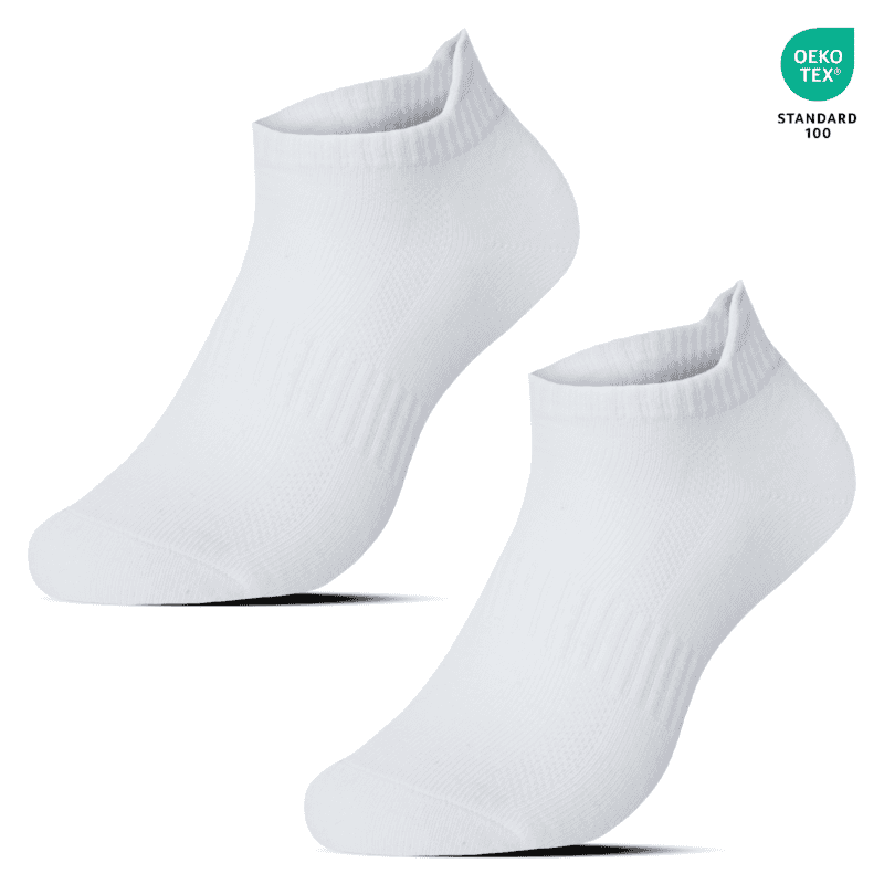 Strumpor med hälflik Bomull 3 pack